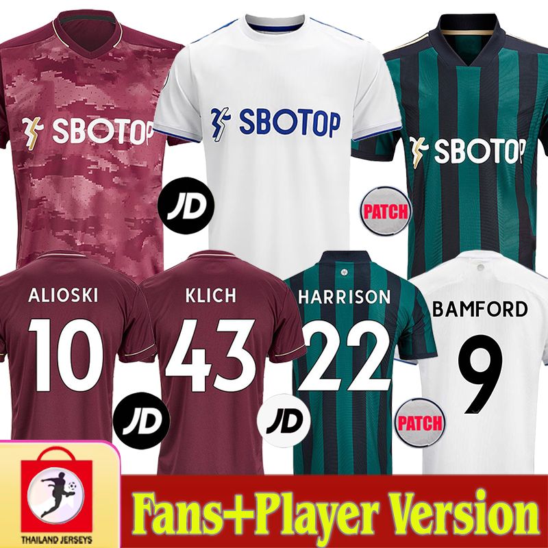 2020 Fans Player Version Men + Kids 20 21 Leeds Home ...