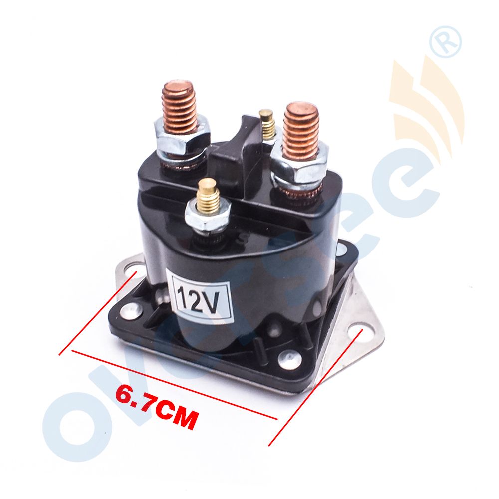 Solenoid Relay Fit for Mercury Marine Outboard 89-68258 89-68258A4 SAZ4201AHY SAZ5201AHY 852565 12V 4 Terminal Solenoid Relay Fit for Mercury Marine Outboard 89-68258 89-68258A4 SAZ4201AHY SAZ5201AHY 852565 12V 4 Terminal