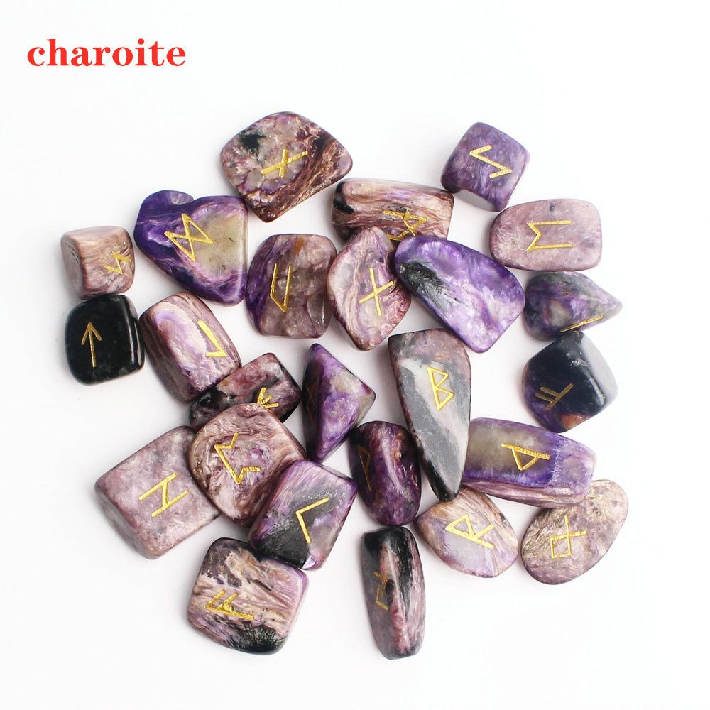 25pcs Charoite