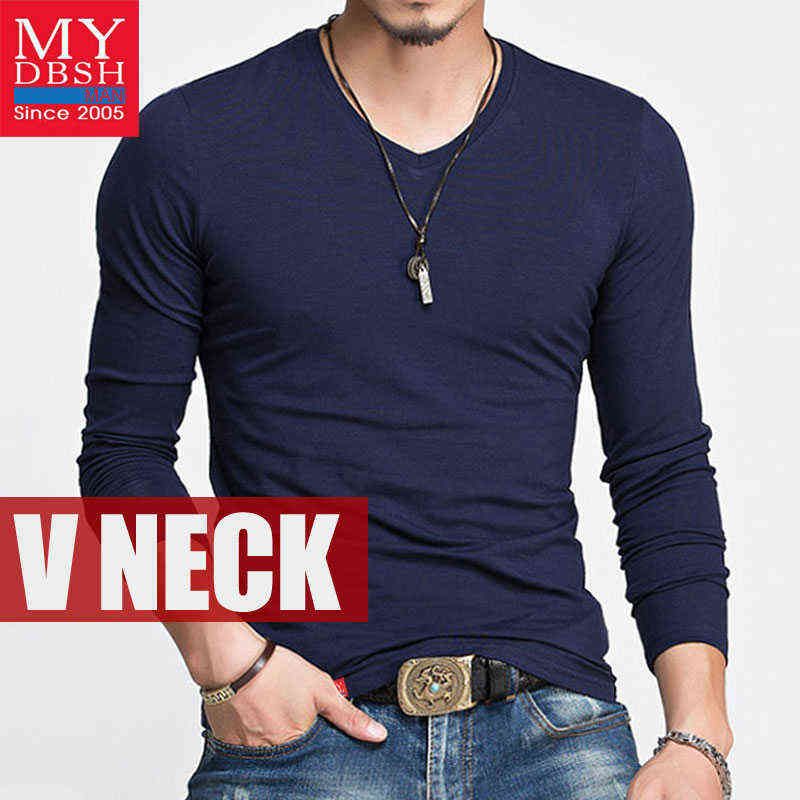 V Neck Blue.