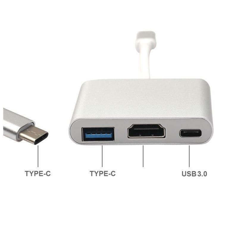 Typ-C till HDMI / USB3.1 / USBC