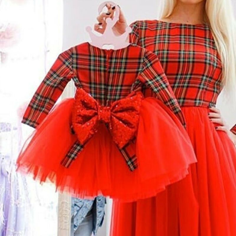 robe a carreau rouge