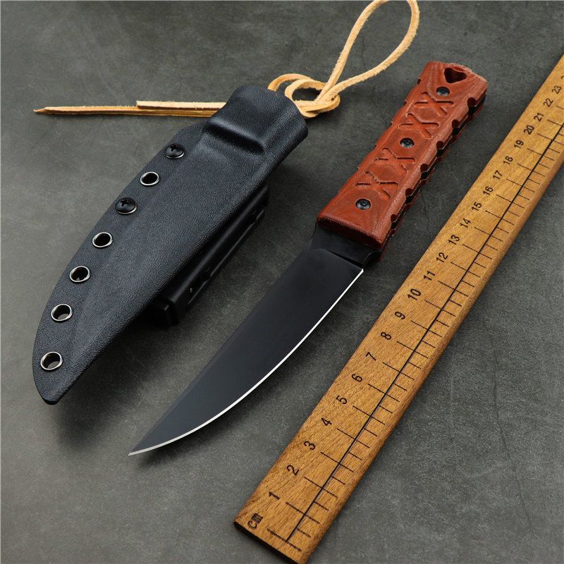 2020 Outdoor Camping Hunting Survival DC53 Steel Straight Knife High