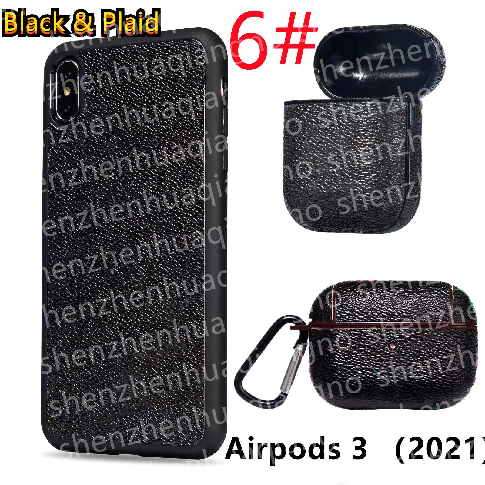 6#[L] AirPods 3 (2021) Black Plaid