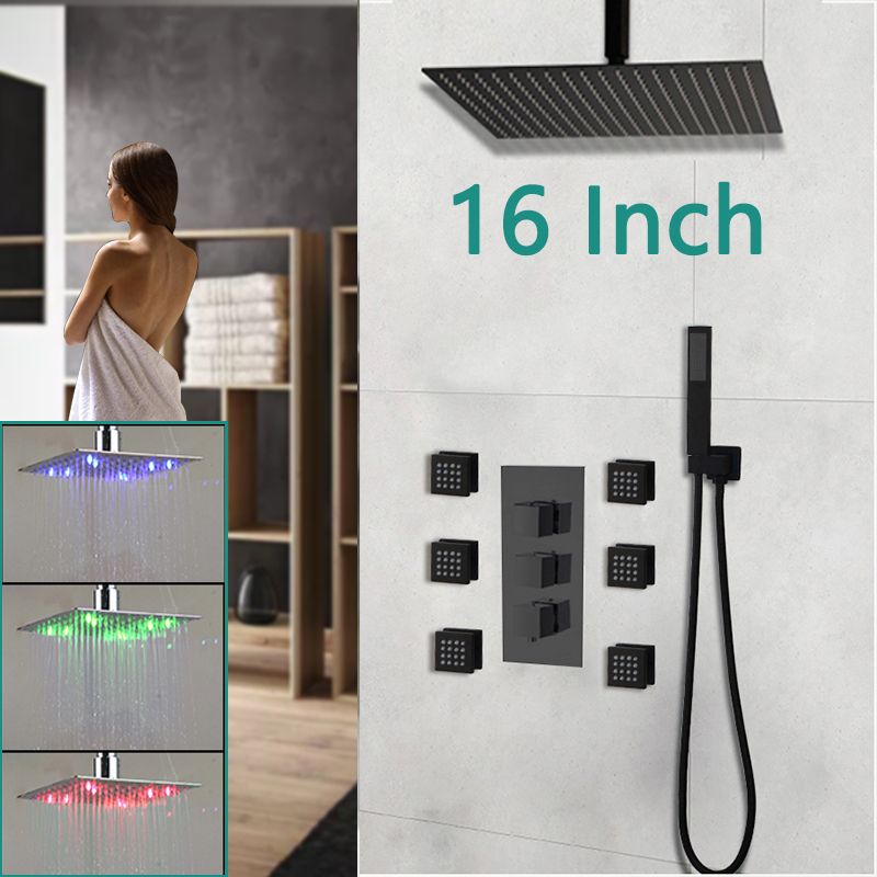 16 inch LED-douche C