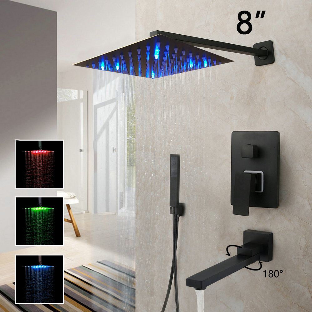 Led 8 pouces Douche W2