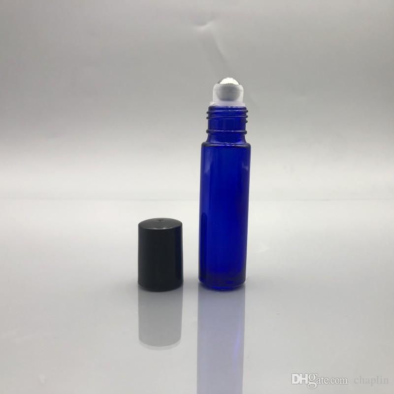 Black Cap + Blue Bottle + Metal Roller