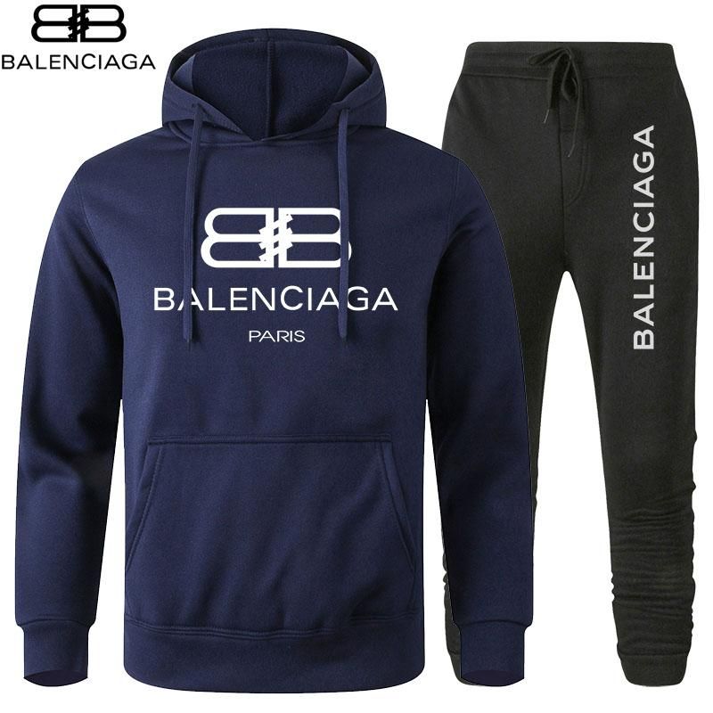 2020 Bälenciaga 2020 Mens Tracksuit Sweatshirts Suits Men Women Track ...