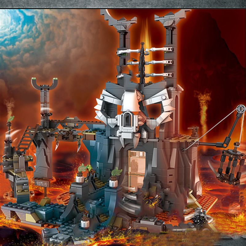 Ninjag TV Series Skull Sorcerer Dungeon Cole Season 1214 Building
