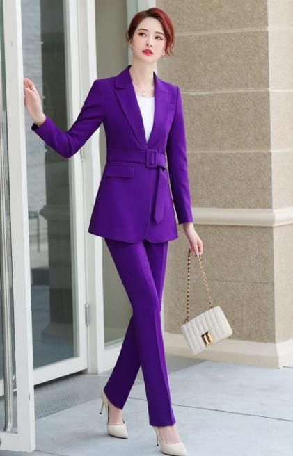 Purple Coat-pants