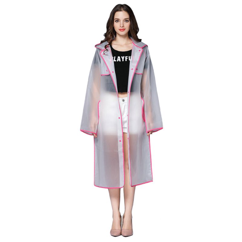 Plus size transparent raincoat sale