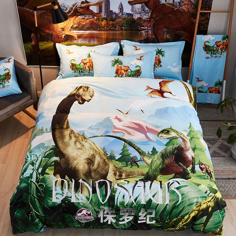 dinosaur bed sheets twin