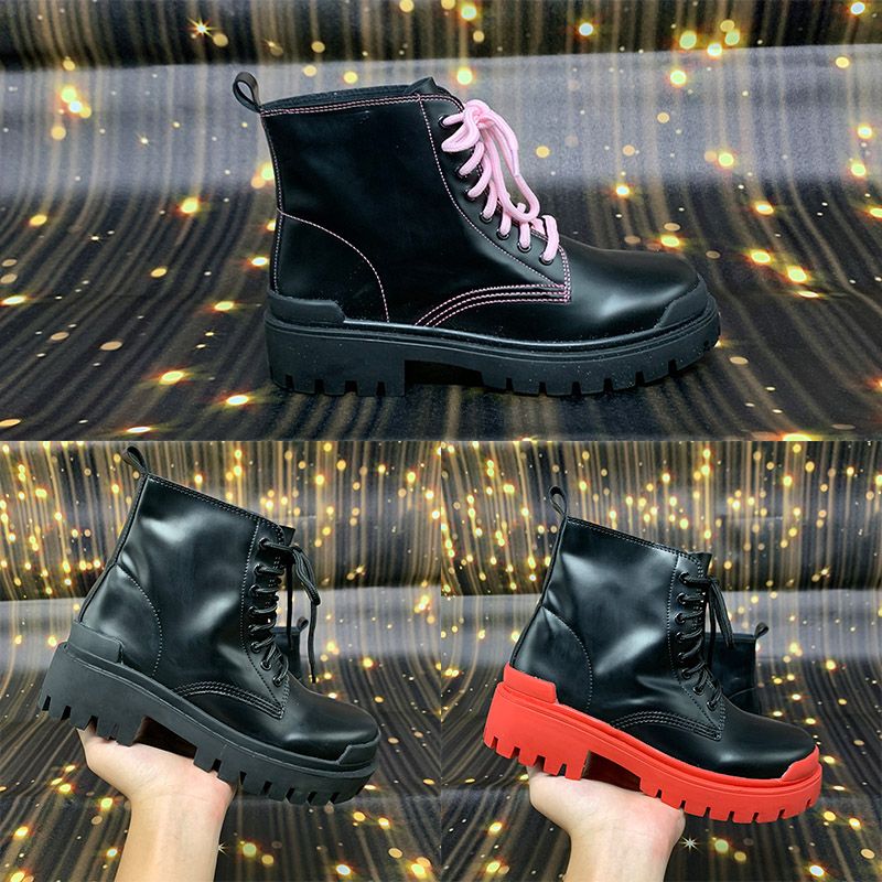 comfortable red boots