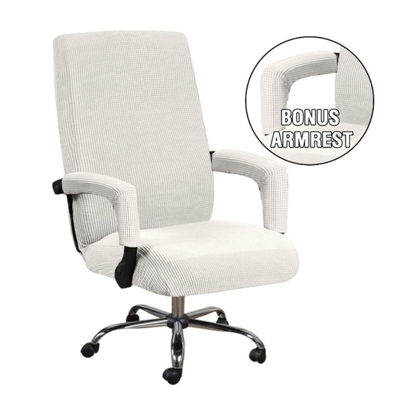 White-s with Armrest Cover