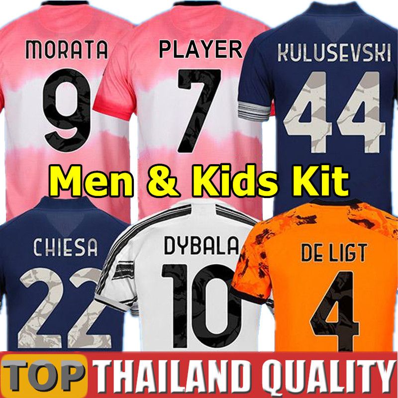 20 21 JUVE DYBALA Soccer Jerseys 2020 MORATA CHIESA Human ...