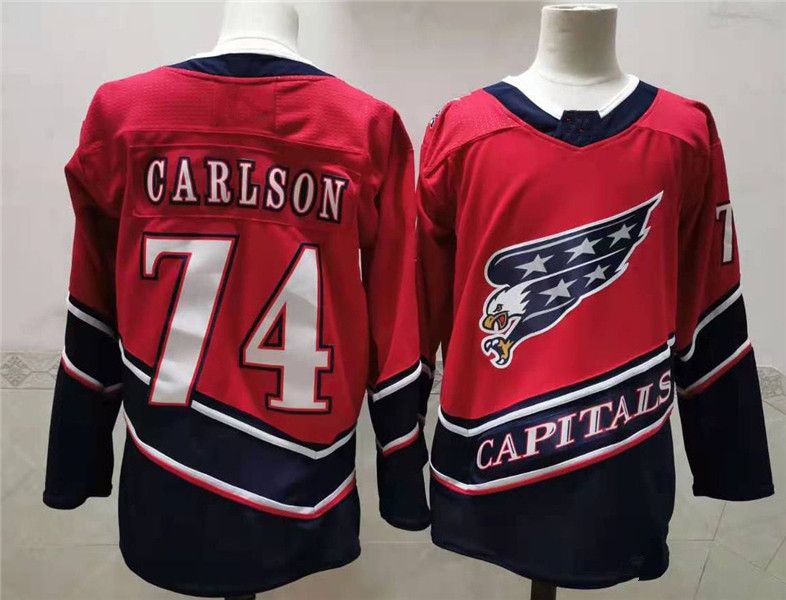 Reverse Retro Jersey Washington Capitals John Carlson 8 Alex Ovechkin  Hockey Tom Wilson Oshie Evgeny Kuznetsov Backstrom Henrik Lundqvist From  Top_sport_mall, $20.78