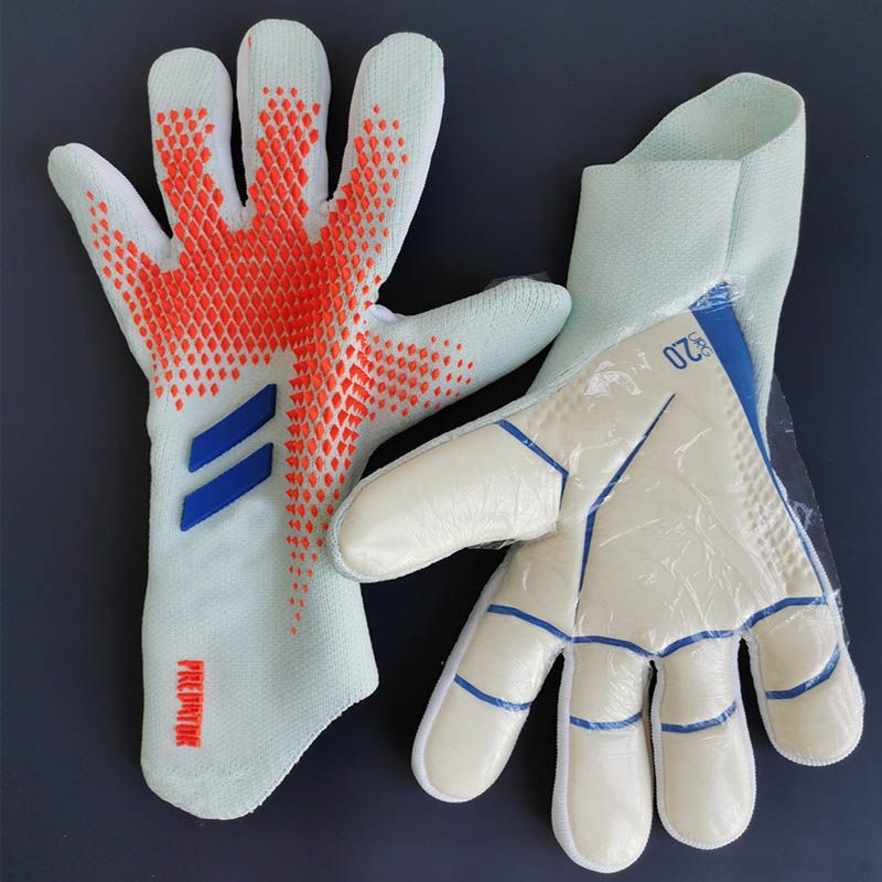 Garhelper Soccer Goalkeeper Gloves for Men and Kids,Non-Skid Thick Latex Gloves for Professional Training, Size: #10, Green