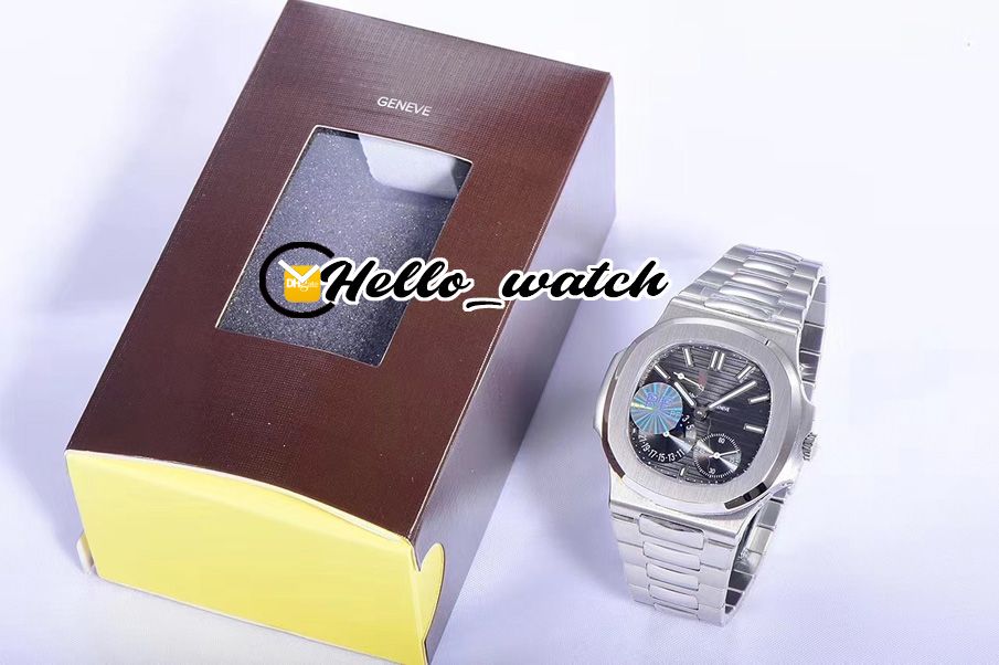 PFF 40mm Sport Mechanical Hand Winding Tourneau Watches With Moon Phase