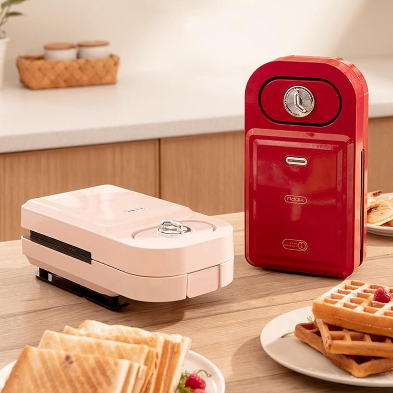 650W Electric Sandwich Maker Waffle Machine Toaster Baker
