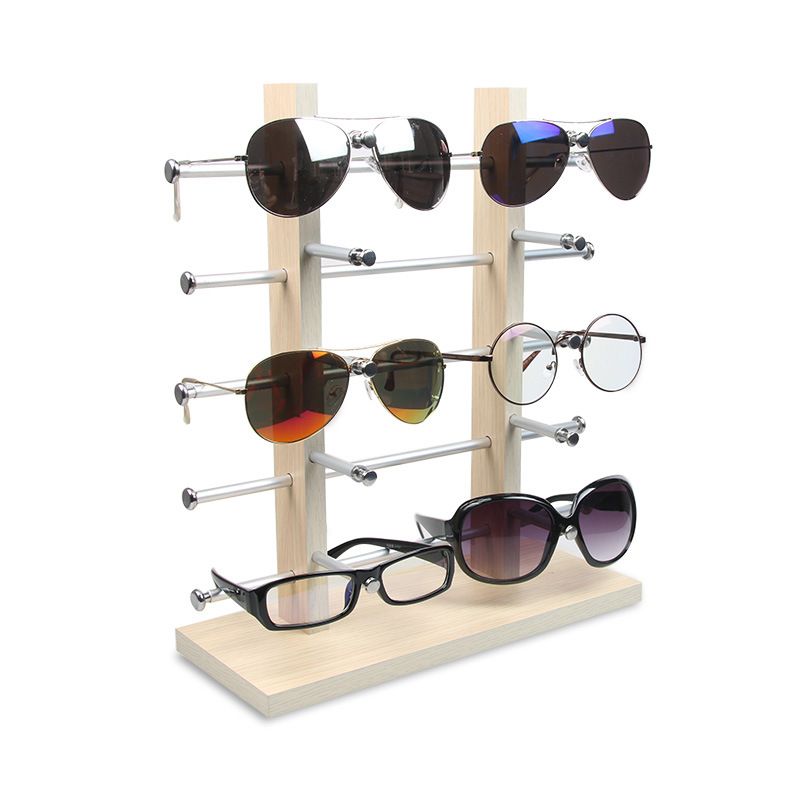 2020 High Quality Wood Sunglasses Display Shelf Glasses Stand Holder