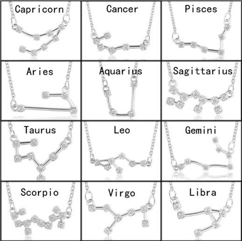 Argento Si prega di notare lo zodiaco