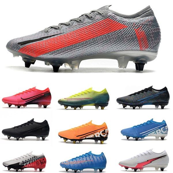 Compra Zapatos De Fútbol De Alta Calidad 13 Bajo Mercurial Superfly De  Punto A Prueba De Agua SG Step Spike Football Zapatos Para Hombre Deportes  Para Hombre Zapatillas De Deporte Tamaño 39