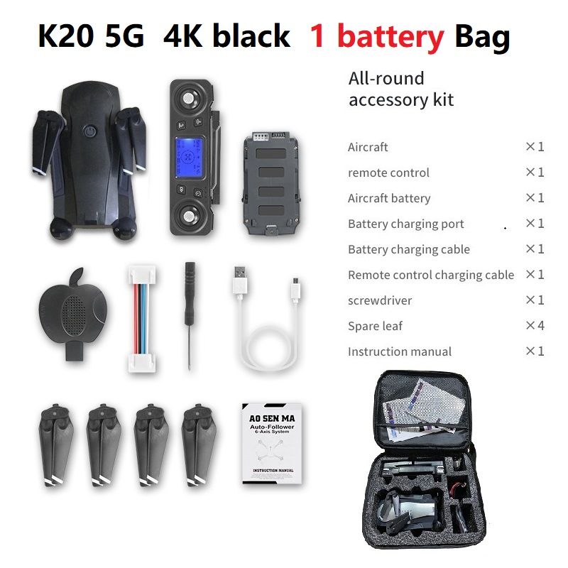 K20 4K black 1B Bag