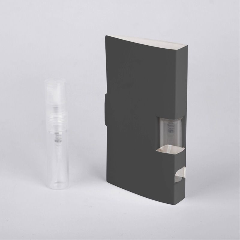 Glass bottles card holder BLACK