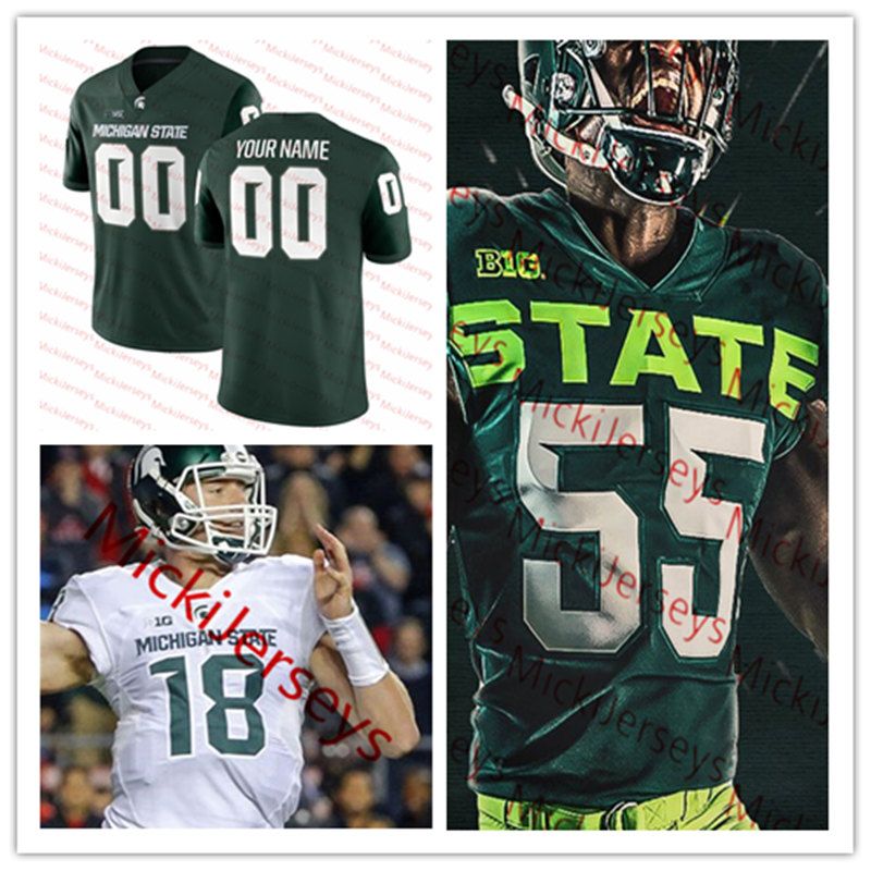 custom michigan state football jersey