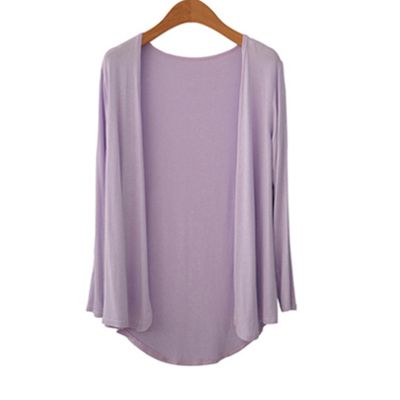 Round Hem Palepurple