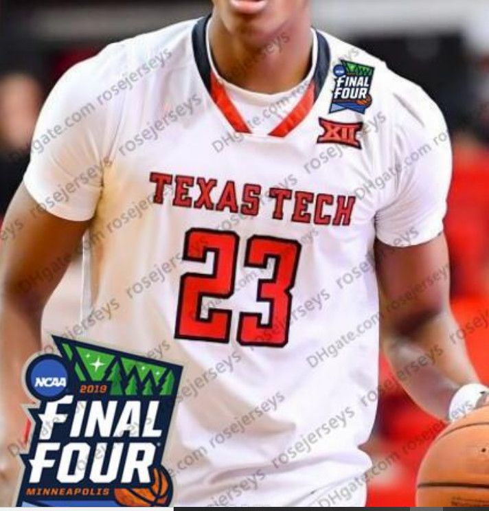 White with 2019 Final Four Patch