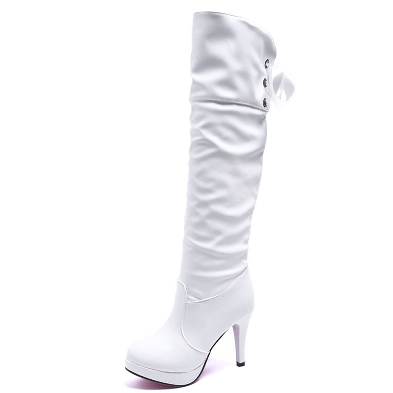 white long boots