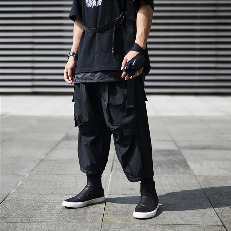 Compra INCERUN Plus Size Cotton Linen Harem Pants Pantalones Holgados De Estilo  Japonés Para Hombre Entrepierna Pantalones Anchos De La Pierna Pantalones  Sueltos Boho C18110901 Barato | Entrega Rápida Y Calidad 