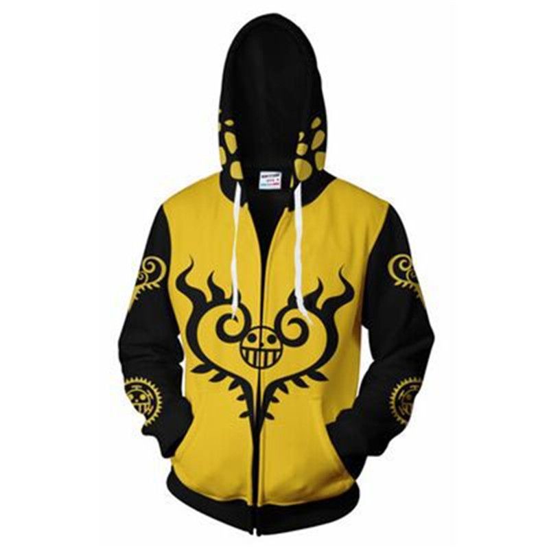 Compra Para Hombre Con Capucha Sudaderas 3D Trafalgar Ley De Cosplay  Piratas Del Corazón Cremallera Sudaderas Tops Prendas Fz2824 Escudo Barato  | Entrega Rápida Y Calidad | Es.Dhgate
