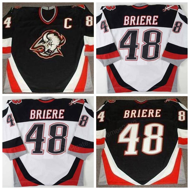 2020 Cheap Custom Retro #48 DANIEL BRIERE Buffalo Sabres ...