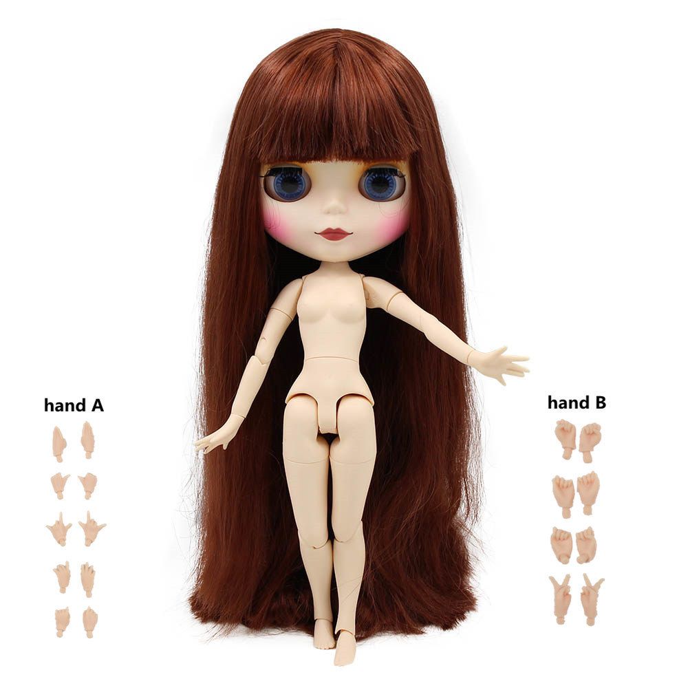 Matte face Nude Doll8