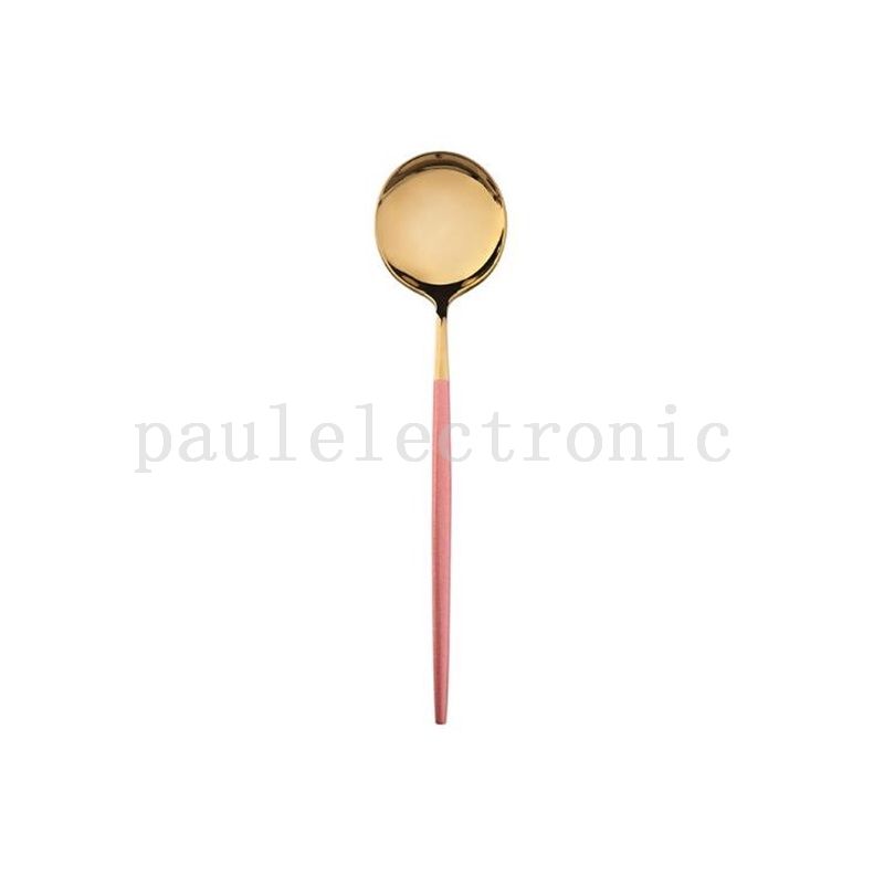 pink gold small spoon