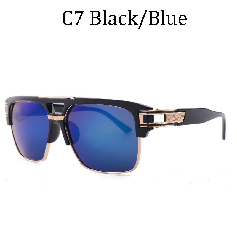 C7 Black Frame Blue Film