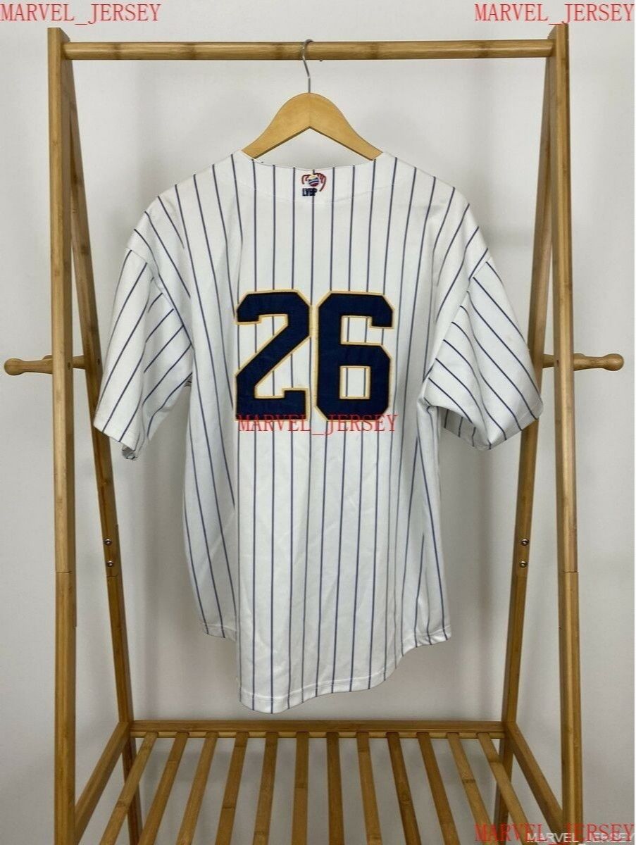 Barato Personalizado de Leones del Caracas Venezolano cosido Papolón de béisbol Pedido Pedido PERSONALIZADO Cualquier Nombre Número Men's Jersey