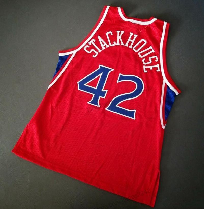 2020 Cheap Custom Retro 42 Jerry Stackhouse Champion College Basketball