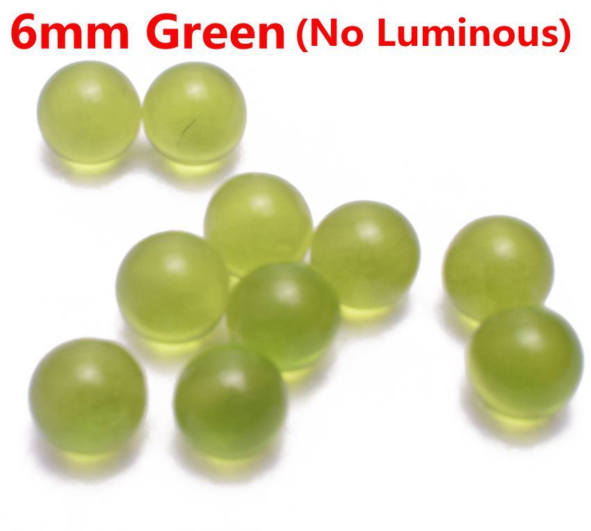 6 мм зеленый (без светящихся)