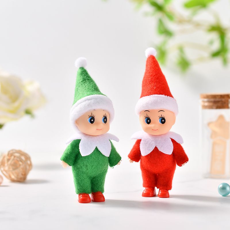 Christmas Decorations Baby Elf Doll With Feet Shoes Baby Elves Dolls