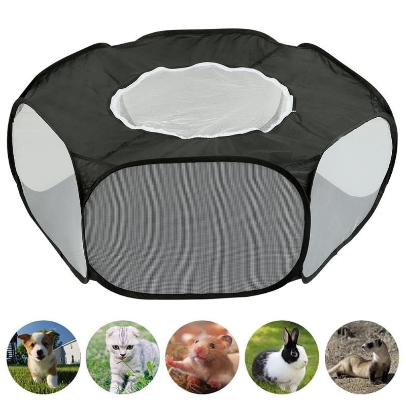 Satin Al Portatif Katlanir Pet Cadir Kopek Evi Sekizgen Kafes Icin Kedi Cadir Cocuk Parki Kopek Kennel Kolay Operasyonu Cit Acik Big Kopekler Evi Tl164 46 Dhgate Comda