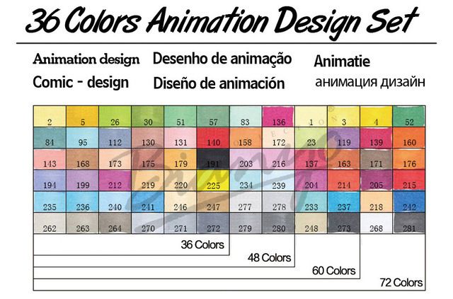 36 Set d'animation