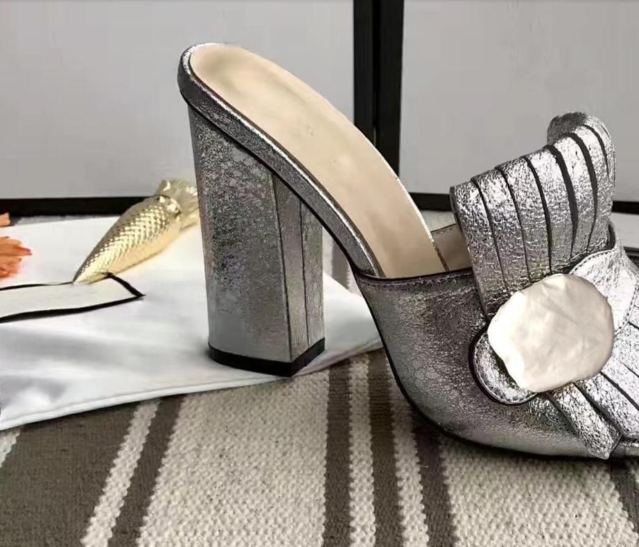 Silver 11cm heel