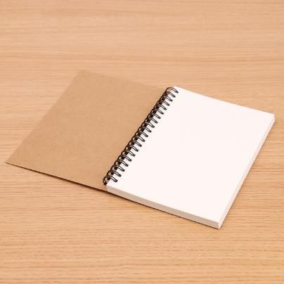 12*18cm kraft cover white paper