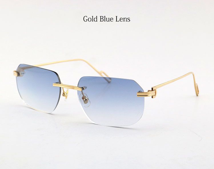 Goldblaue Linse