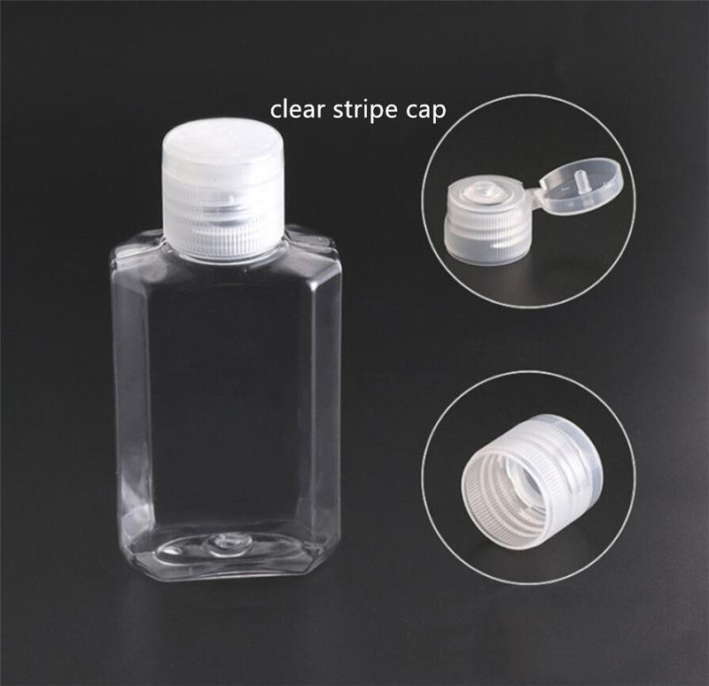 60ml med klart stripe cap