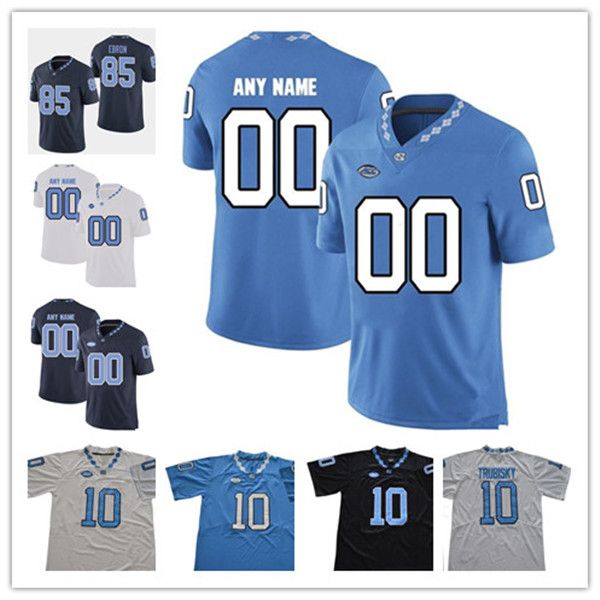 Custom unc football jersey Clearance