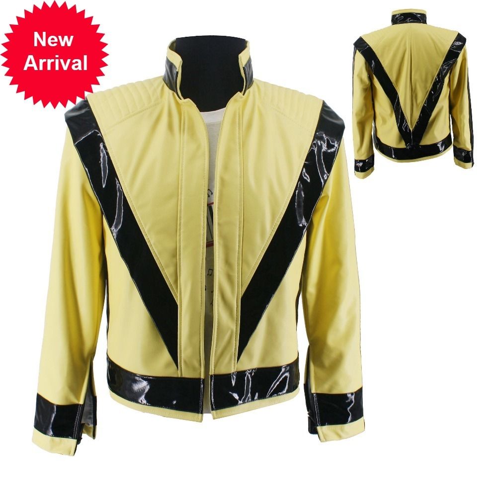 Compra Wow Rare MJ Michael Jackson Thriller Light Amarillo Abierto PU  Chaqueta Clásica En Concierto PerfRomance61mm Barato | Entrega Rápida Y  Calidad | Es.Dhgate